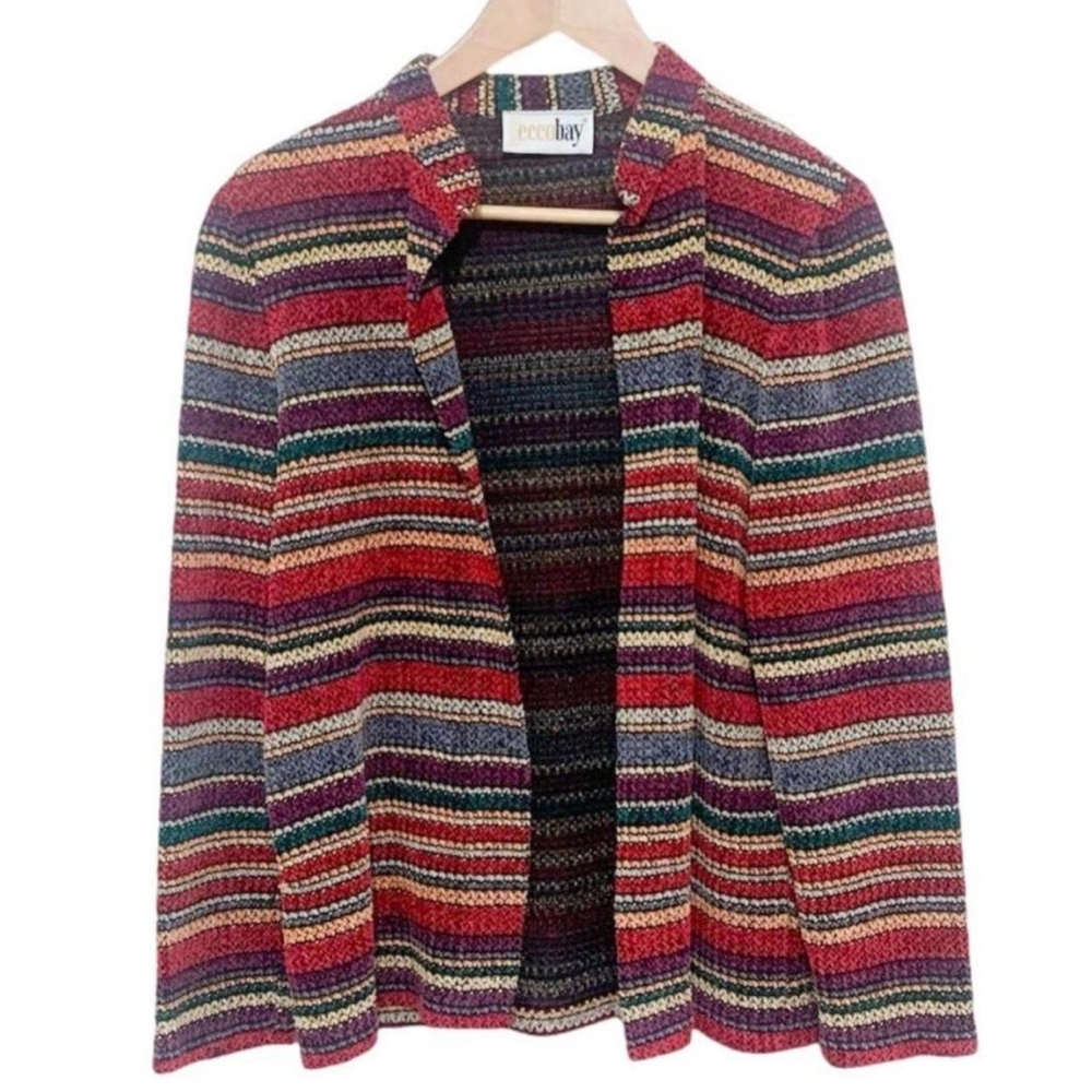 Colorful Vintage 1960’s Striped Blazer Coat